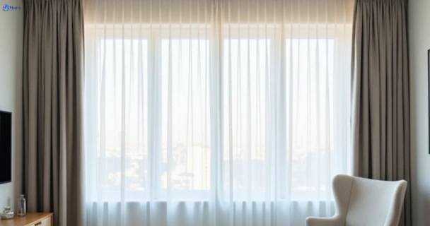 Restored vibrant drapes in yatala QLD after Matty Curtain Cleaning